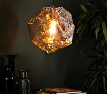 ZI Hanging lamp 1L rock chromed