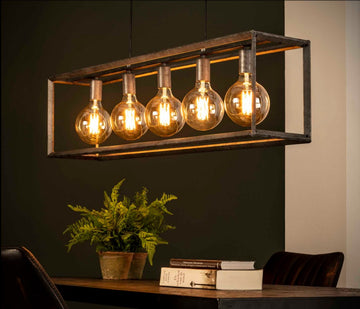 ZI Hanging lamp 5L 45° frame