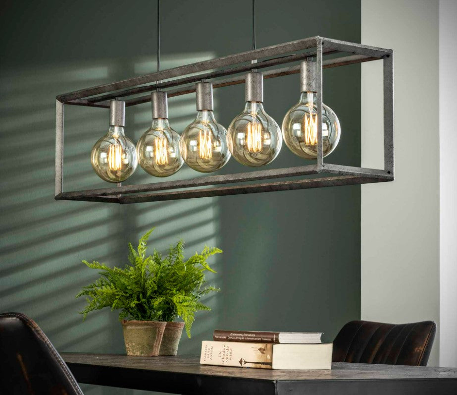 ZI Hanging lamp 5L 45° frame
