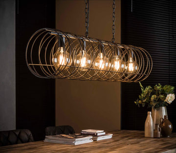 ZI Hanging lamp 5L spiral Ø28 cylinder