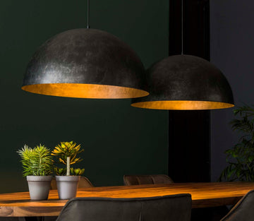 ZI Hanging lamp 2x Ø60 Dome