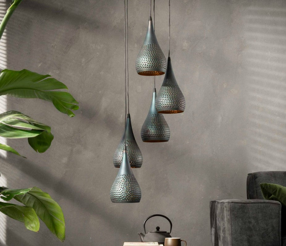 ZI Hanging lamp 5xØ15 stepped punch