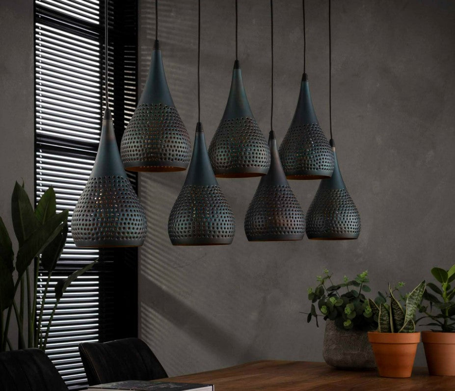 ZI Hanging lamp 7xØ15 drop punch