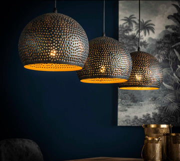 ZI Hanging lamp 3xØ25 punch ball