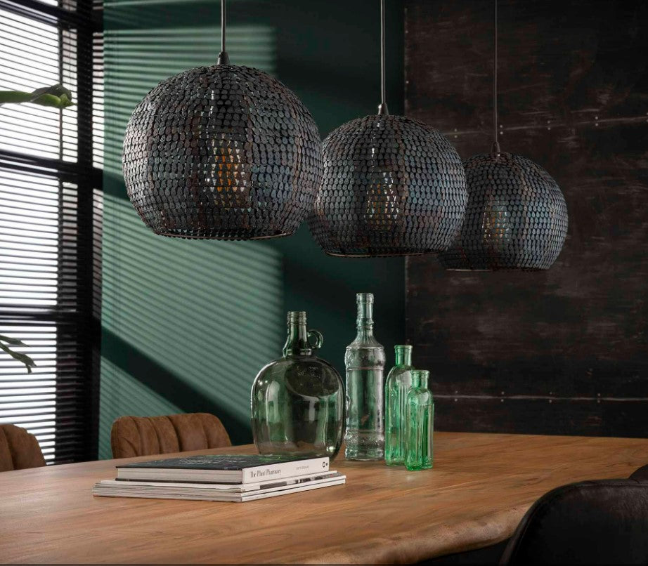 ZI Hanging lamp 3xØ26 armor half round