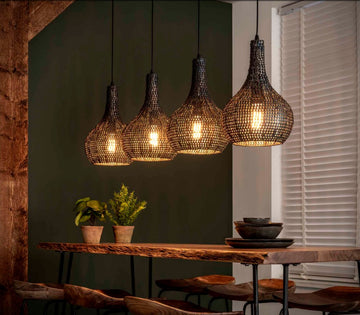 ZI Hanging lamp 4L armor cone