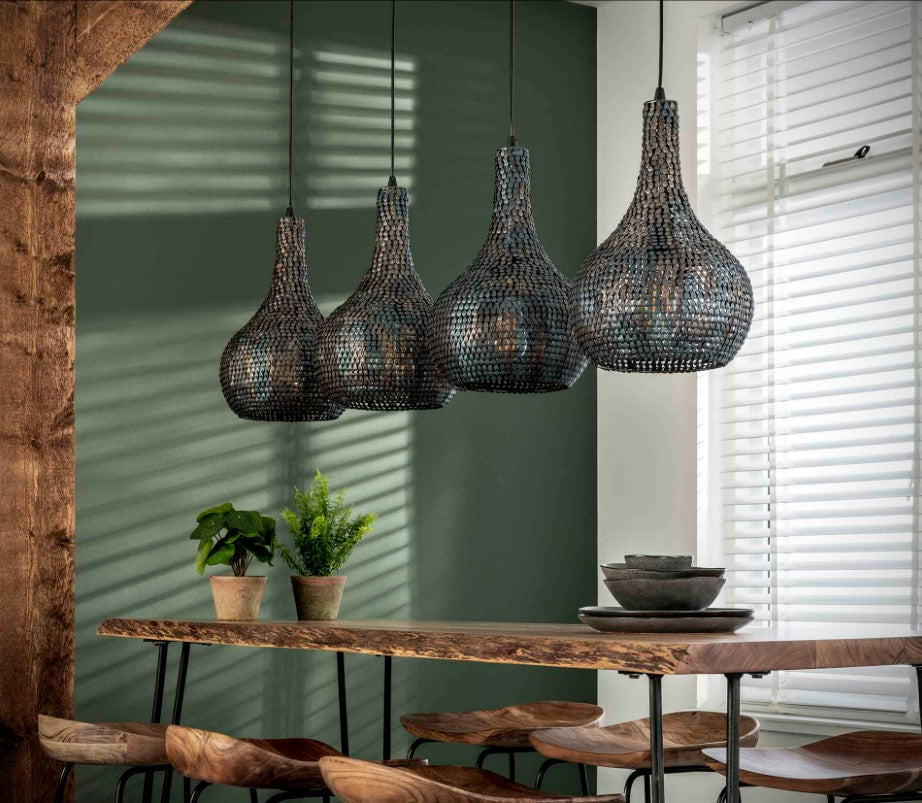 ZI Hanging lamp 4L armor cone