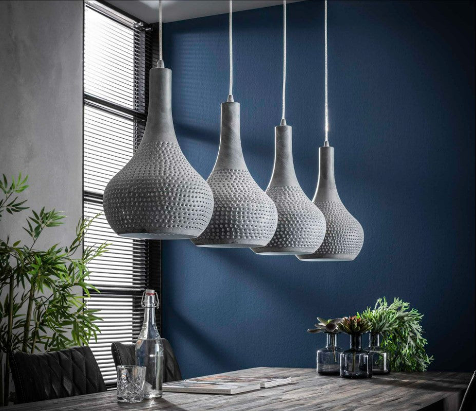 ZI Hanging lamp 4L punch cone