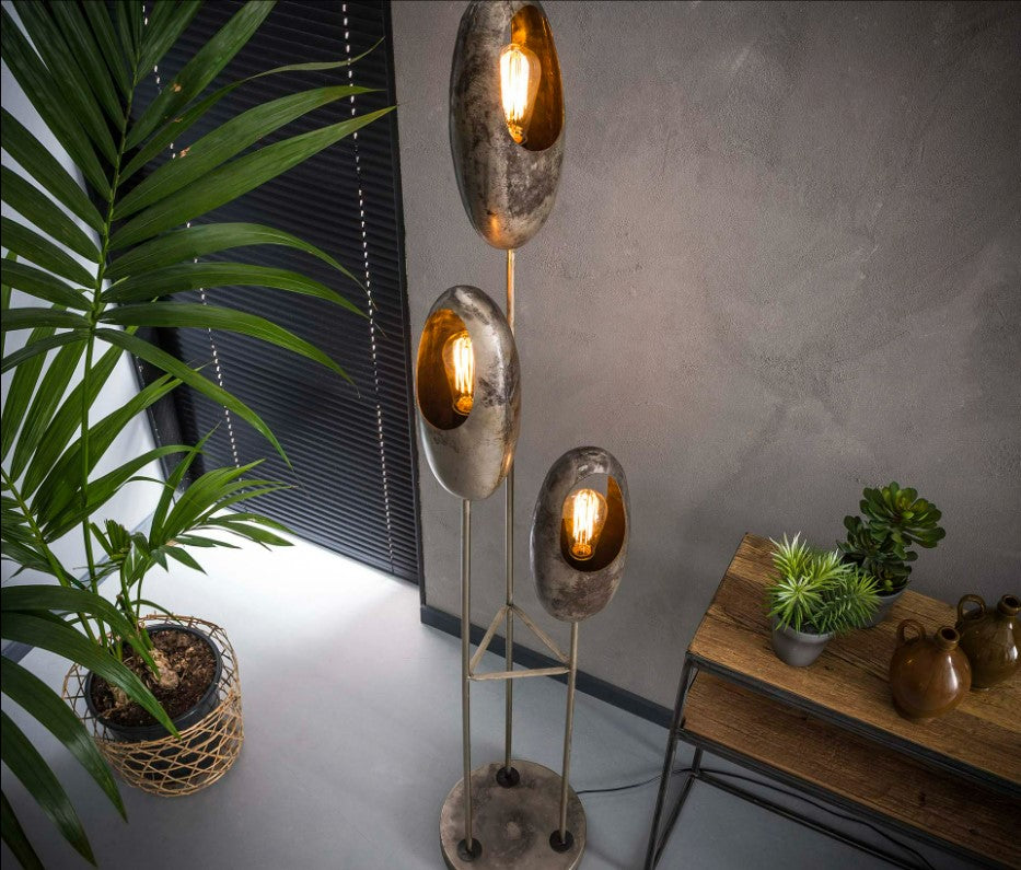 ZI Floor lamp 3x open eye stepped