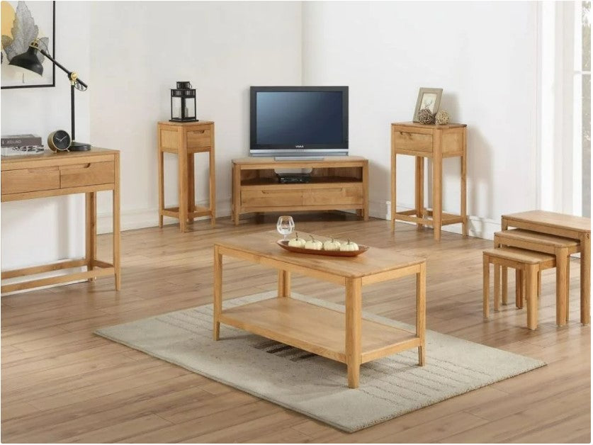 AM Dunmore Oak Telephone Stand