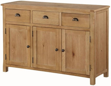 AM Kilmore Oak 3 Door Sideboard