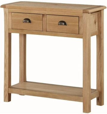 AM Kilmore Oak Hall Table/ 2 Drwr