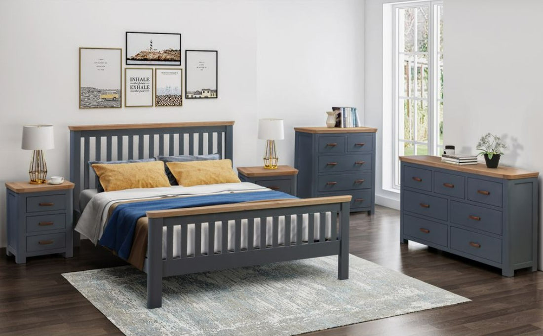 AM Treviso M Blue 6ft Bed