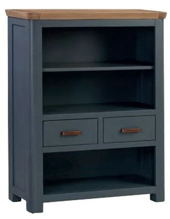 AM Treviso M Blue Low Bookcase