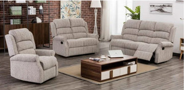 AM Windsor 3+1+1 Recliner Natural