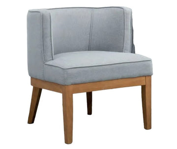 AM Lucille Chair Herringbone Grey