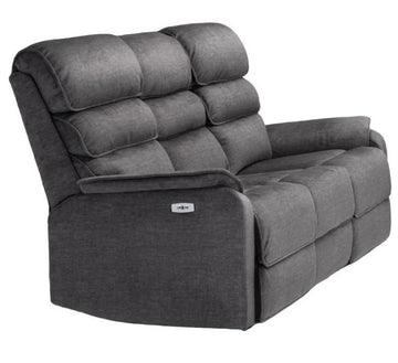 AM Savoy 3 Seater Elec Rec Grey