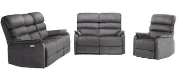 AM Savoy 3+1+1 Suite Grey Elec