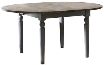 GA Cookham Round Extending Dining Table Grey