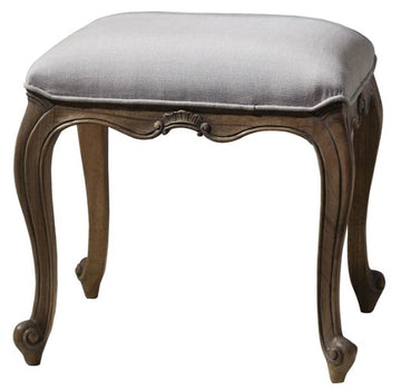 GA Chic Dressing Stool Weathered