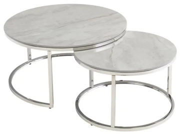 WOF Hanson Vilas Grey Round Coffee Table