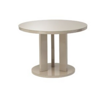WOF Ellie latte 1.07M Round Dining Table