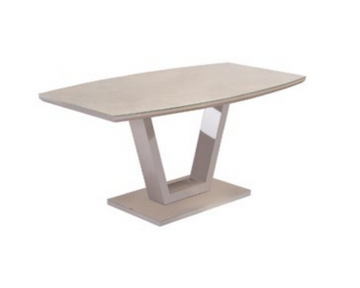 WOF Venice Latte Marble Look 1.6M Dining Table