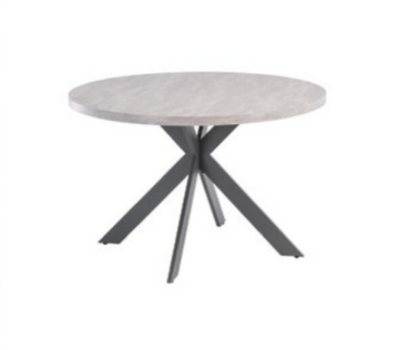 WOF Rimini Light Rhine Grey 1.2M Round Dining Table