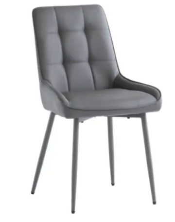 WOF Serena Grey PU Dining Chair
