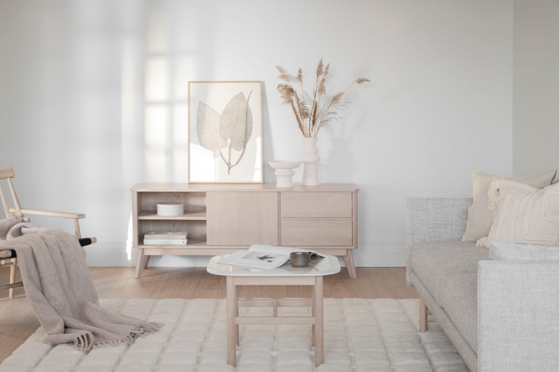 RO YUMI TV UNIT WHITEWASH