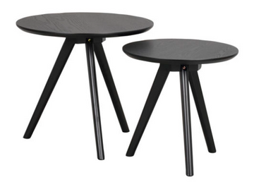 RO YUMI NESTING TABLES BLACK
