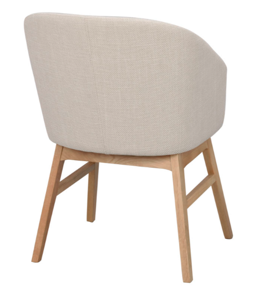 RO WINDHAM ARMCHAIR BEIGE/OAK