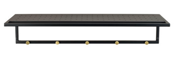 RO MALONE HAT RACK BLACK/GOLD