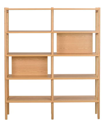 RO Holton book shelf high 140x166 oak