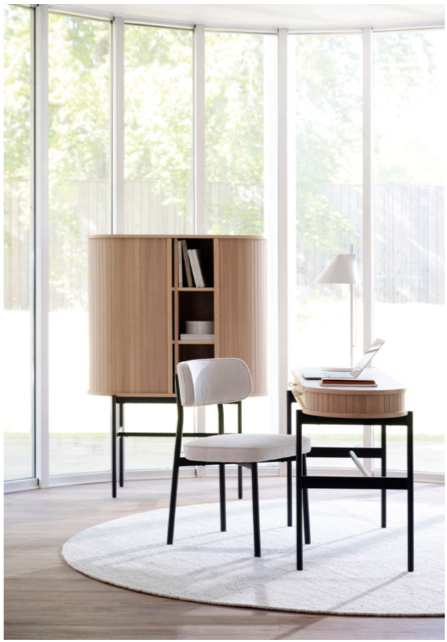 RO HADDINGTON CABINET WHITEWASH/BLACK