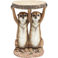 Side Table Animal Meerkat Sisters Ø33cm - Kian Furniture