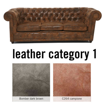 Sofa Oxford 3-Seater Individual Leather 1