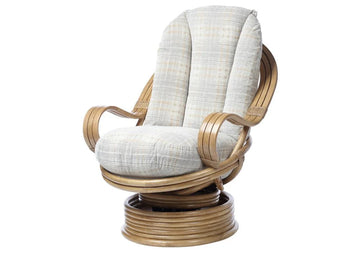 De Nirut Light Oak Swivel Rocker Chair