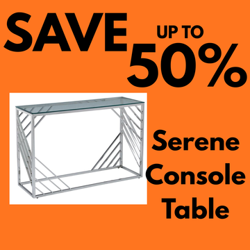 AM Serene Console Table (Stainless Steel)