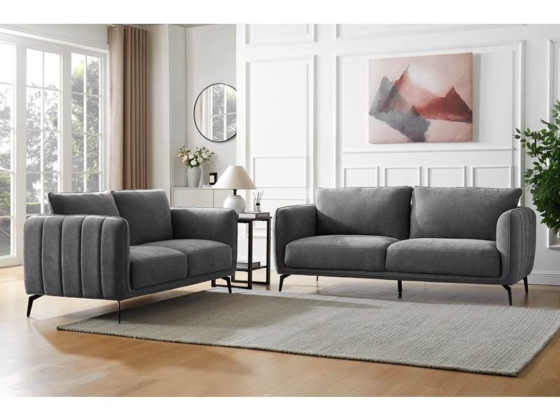 Vera 2 Seater Sofa - Grey C5