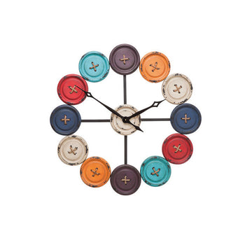 Wall Clock Buttons - Kian Furniture