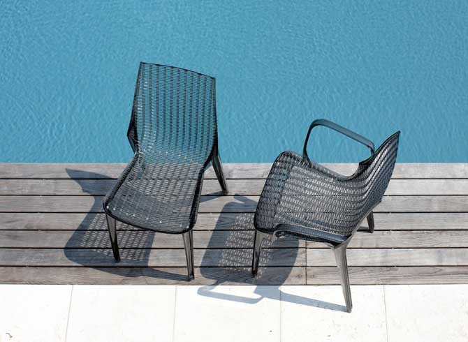 SC Tricot Italy Arm-Chair White