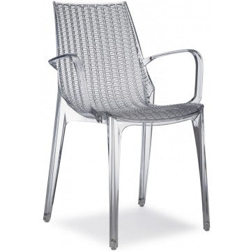 SC Tricot Italy Arm-Chair Smoked Grey