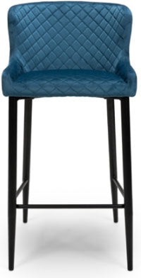 FP Malmo Blue Retro Bar Stool