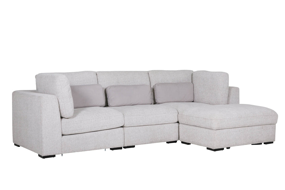 VL MODULAR Armless Sectional Light Grey