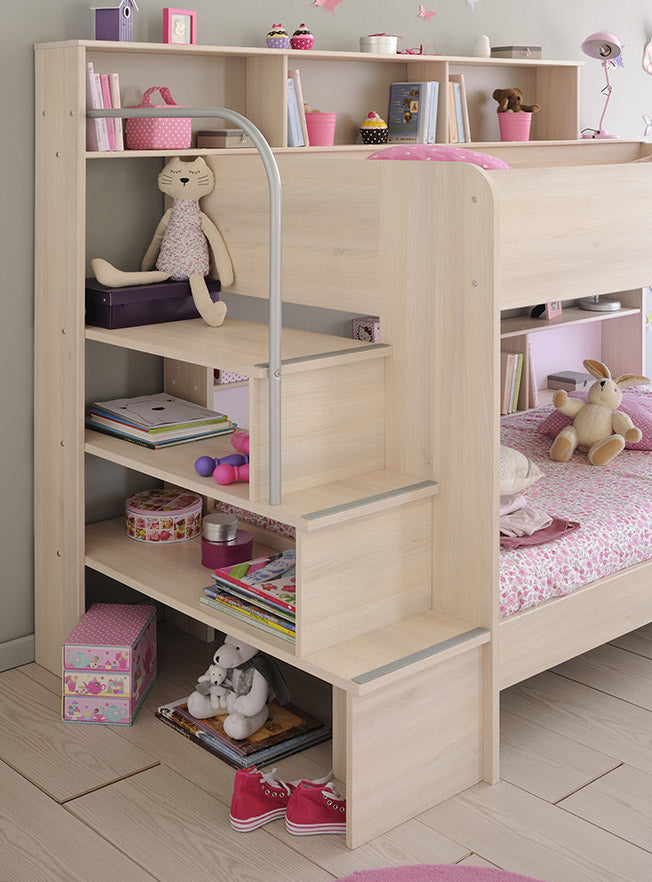 Bibop Bunk Beds Light Acacia - Kian Furniture