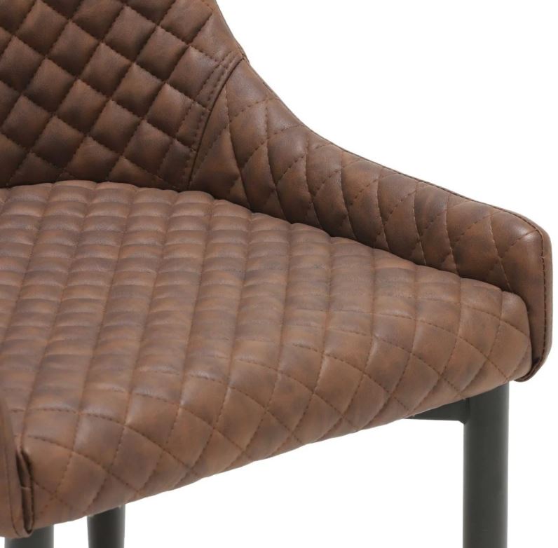 Ottowa Dining Chair PU Leather Brown
