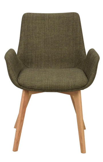 Drimsdale Arm Chair Green/Oak Rowico