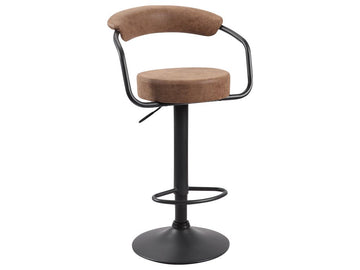 AM Hanna Bar Stool Brown