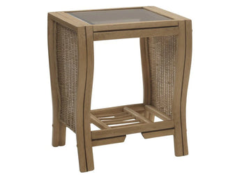 De Arepo Cane Lamp Table